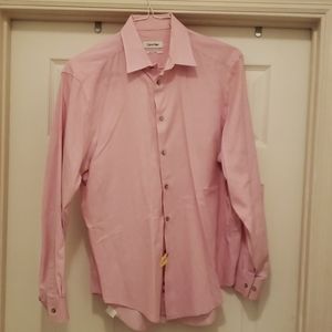 Pink Calvin Klein Dress Shirt Slim fit Stretch